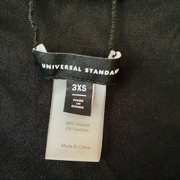 Universal Standard Rivers Wrap Dress Black Long Sleeve size 3XS US 2/4 Small - Picture 6 of 9